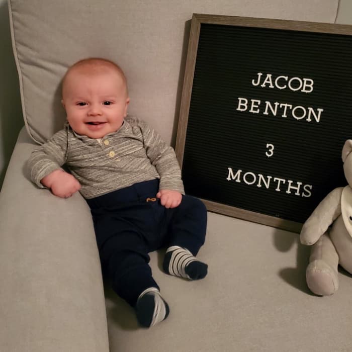 Jacob at 3 months