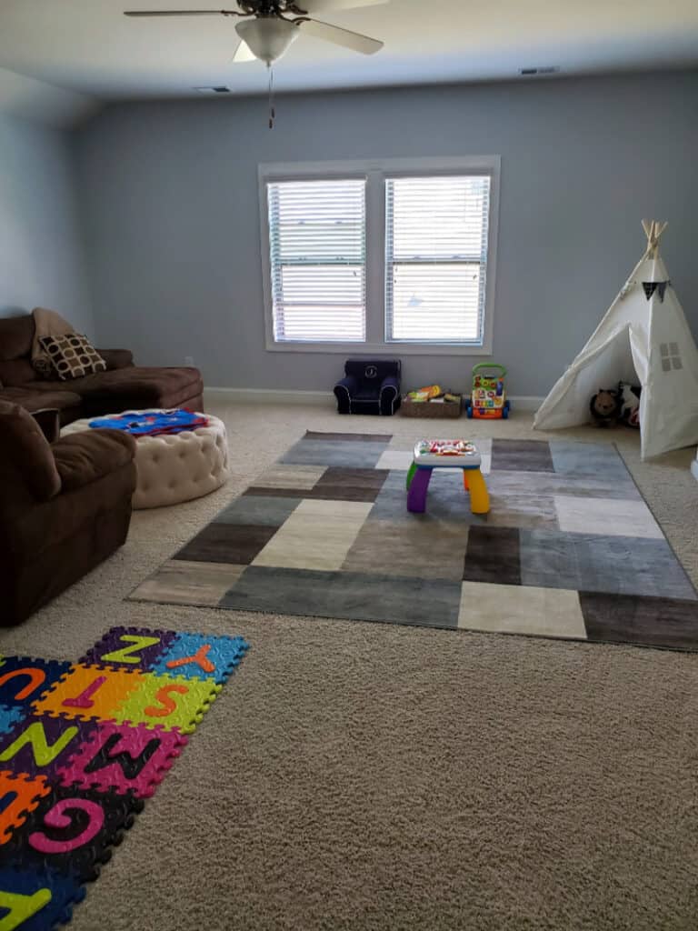 After picture of the new playroom.