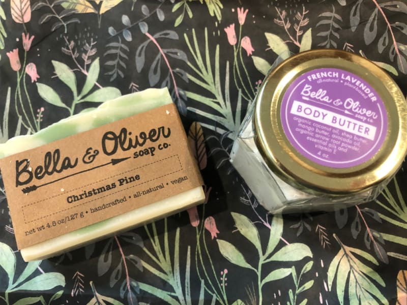 Christmas soap and body butter