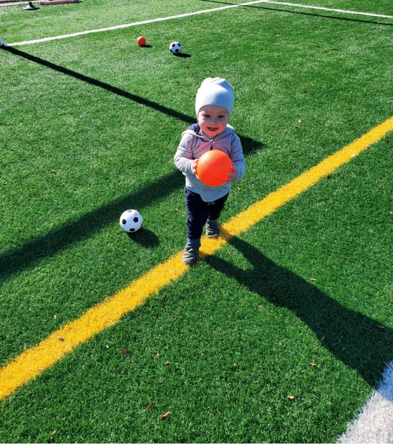 Jacob at the soccer field