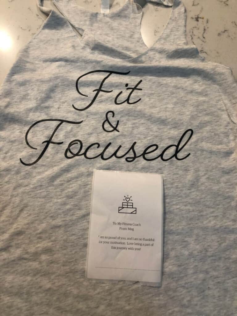 Fit & Focused tank top