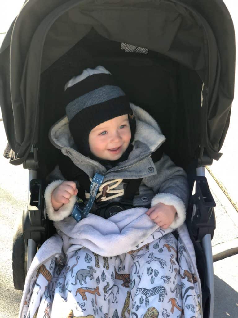 Jacob in the stroller