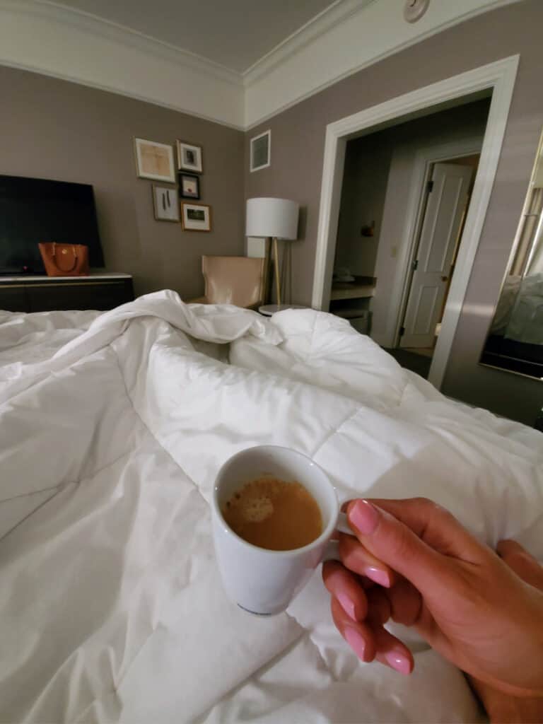 Coffee in bed